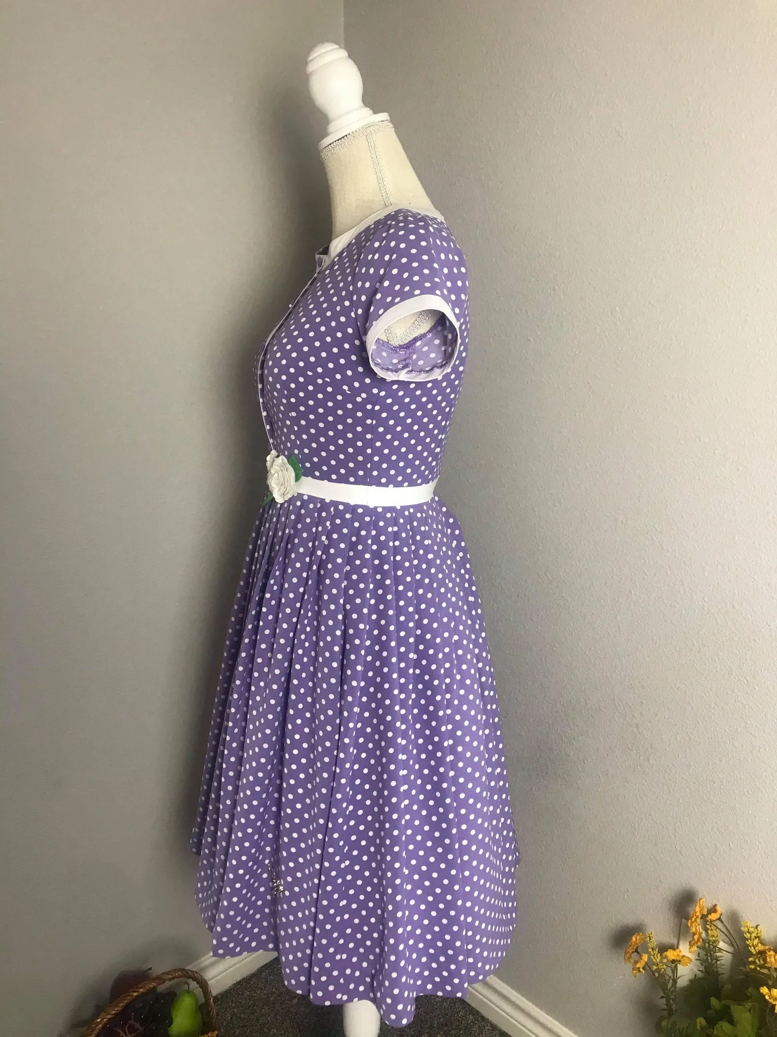 Layla Dress in Polka Dots