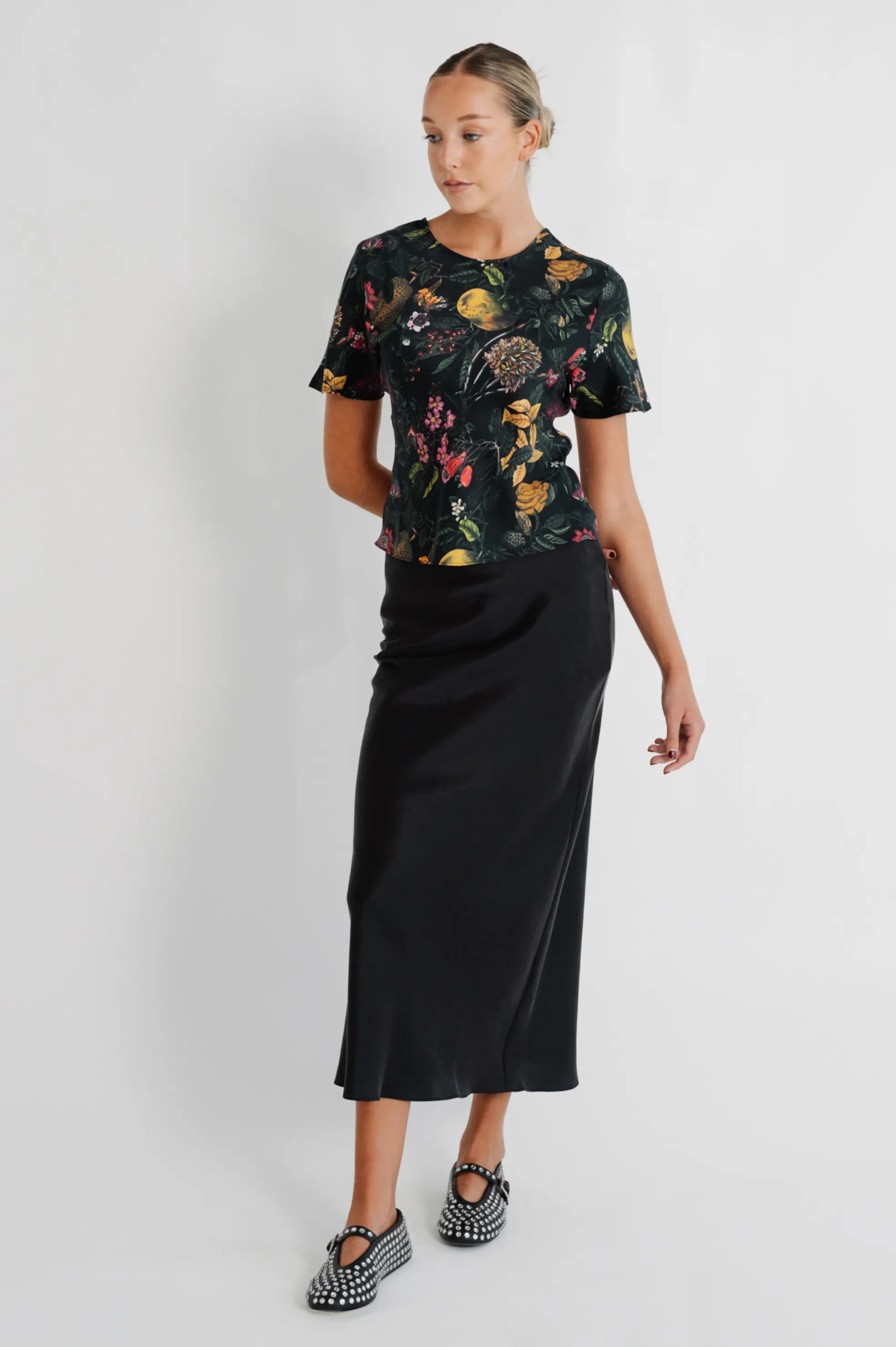 London Long Skirt | Black