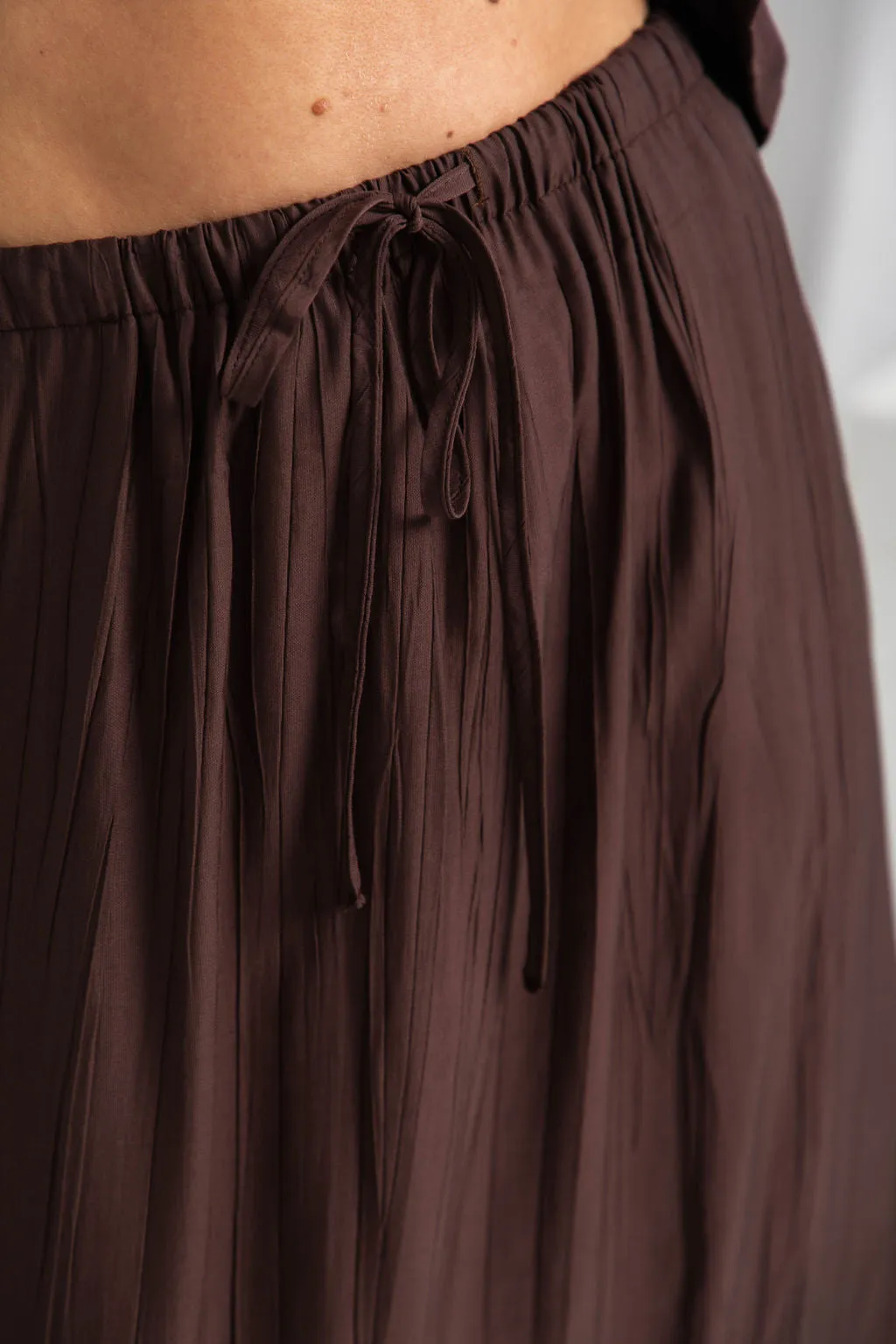 Luka Maxi Skirt - Chocolate