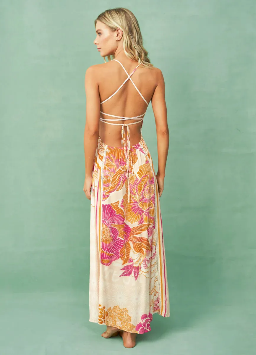 Maaji Mexican Floral Remi Midi Dress