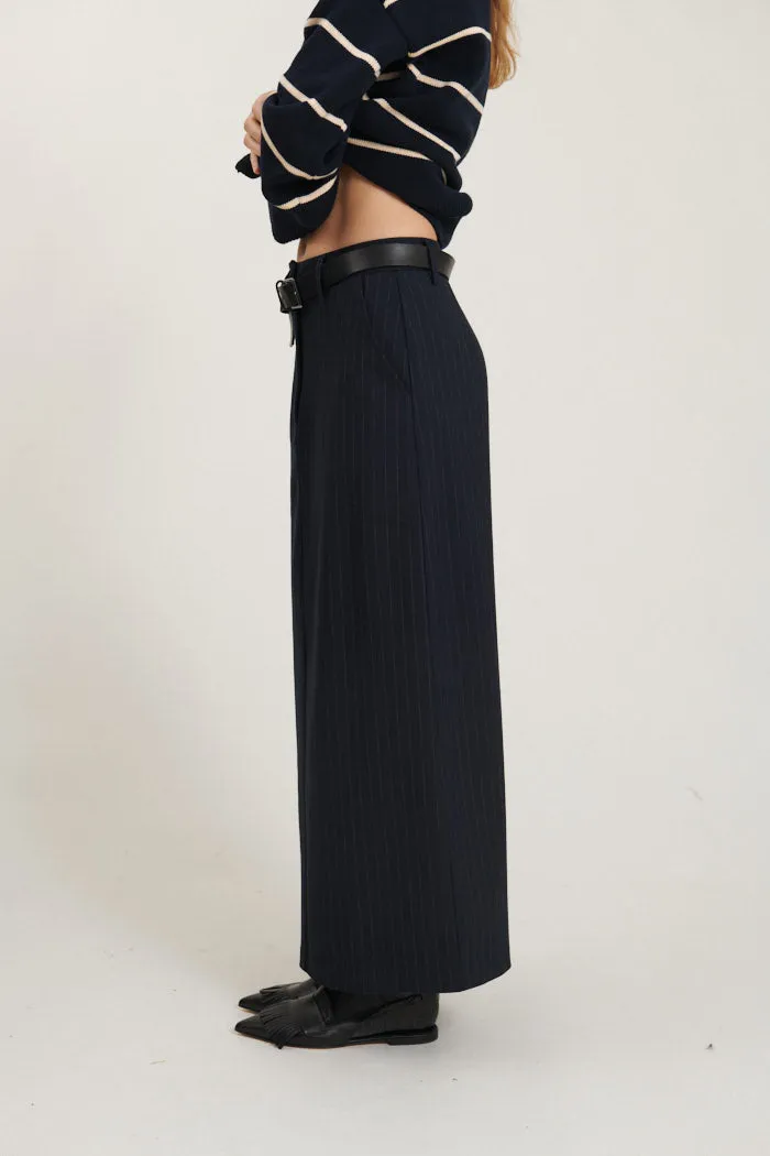 Marjorie Long Skirt - Sky Captain