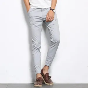 Men's Fashions Casual Pants Men Ankle-Length High