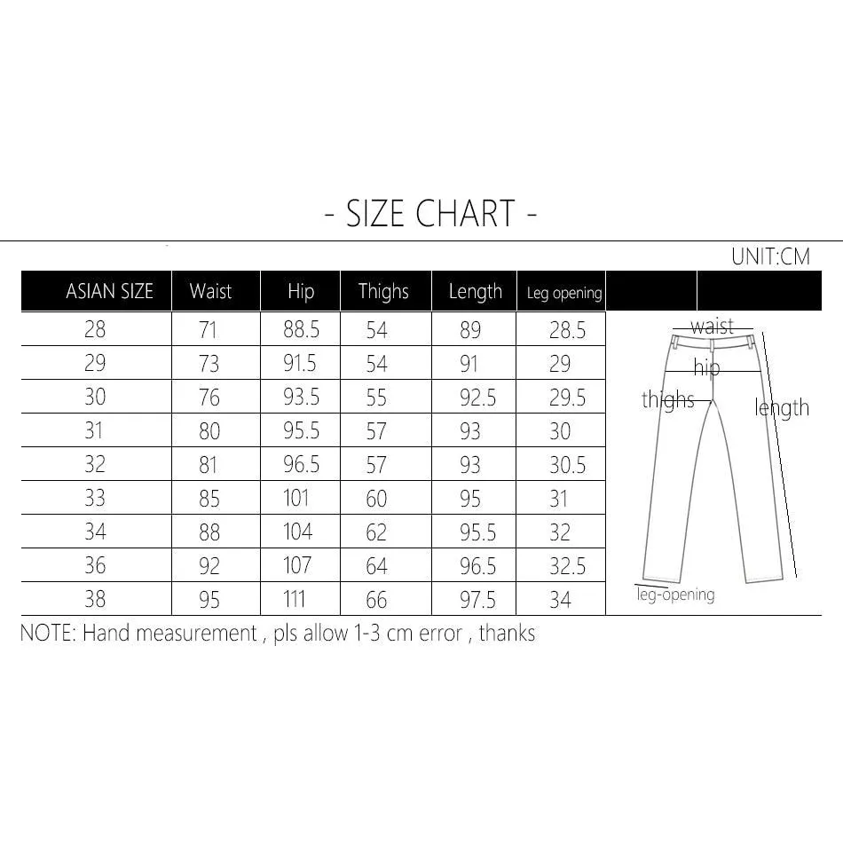 Men's Fashions Casual Pants Men Ankle-Length High