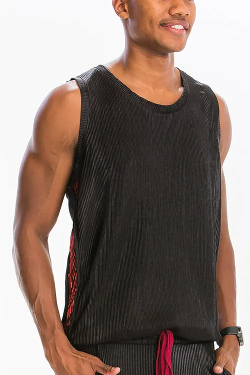 Metallic Box Cut Tank