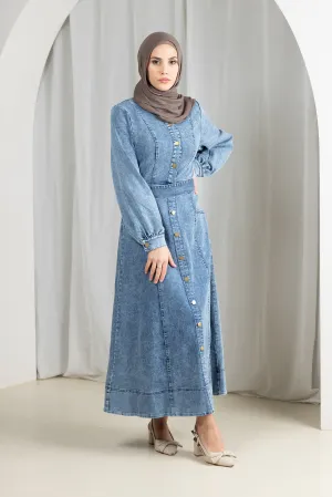 Milla Denim Maxi Dress