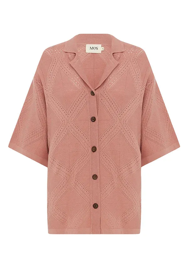 MOS THE LABEL Lana Shirt - Blush