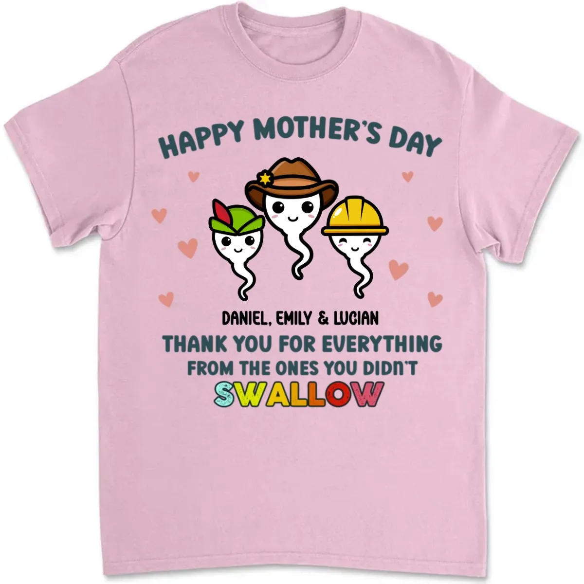 Mother - Thank You Mom For Everything - Personalized Unisex T-Shirt