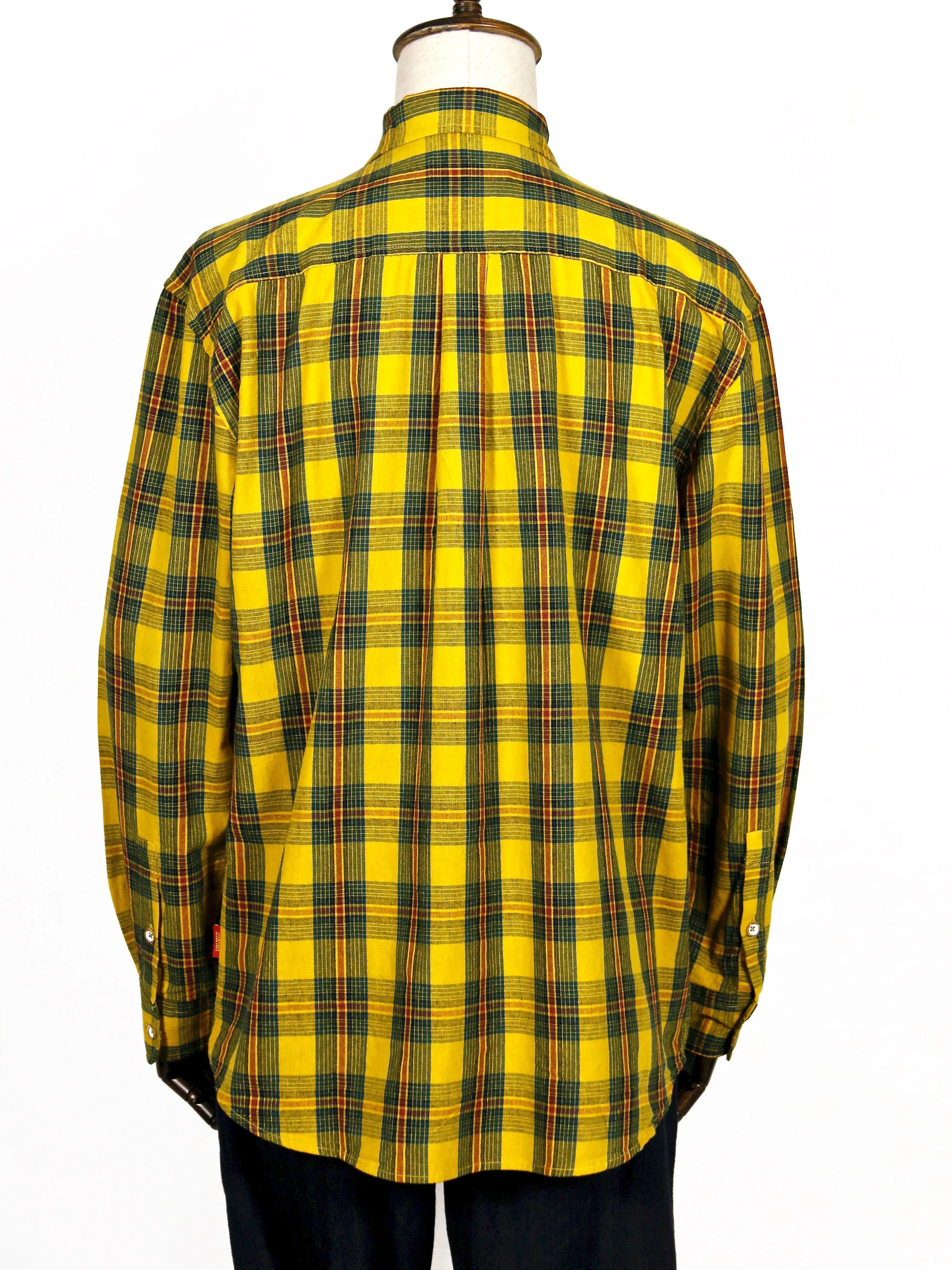 Multicoloured Woven Checked Long Shirt