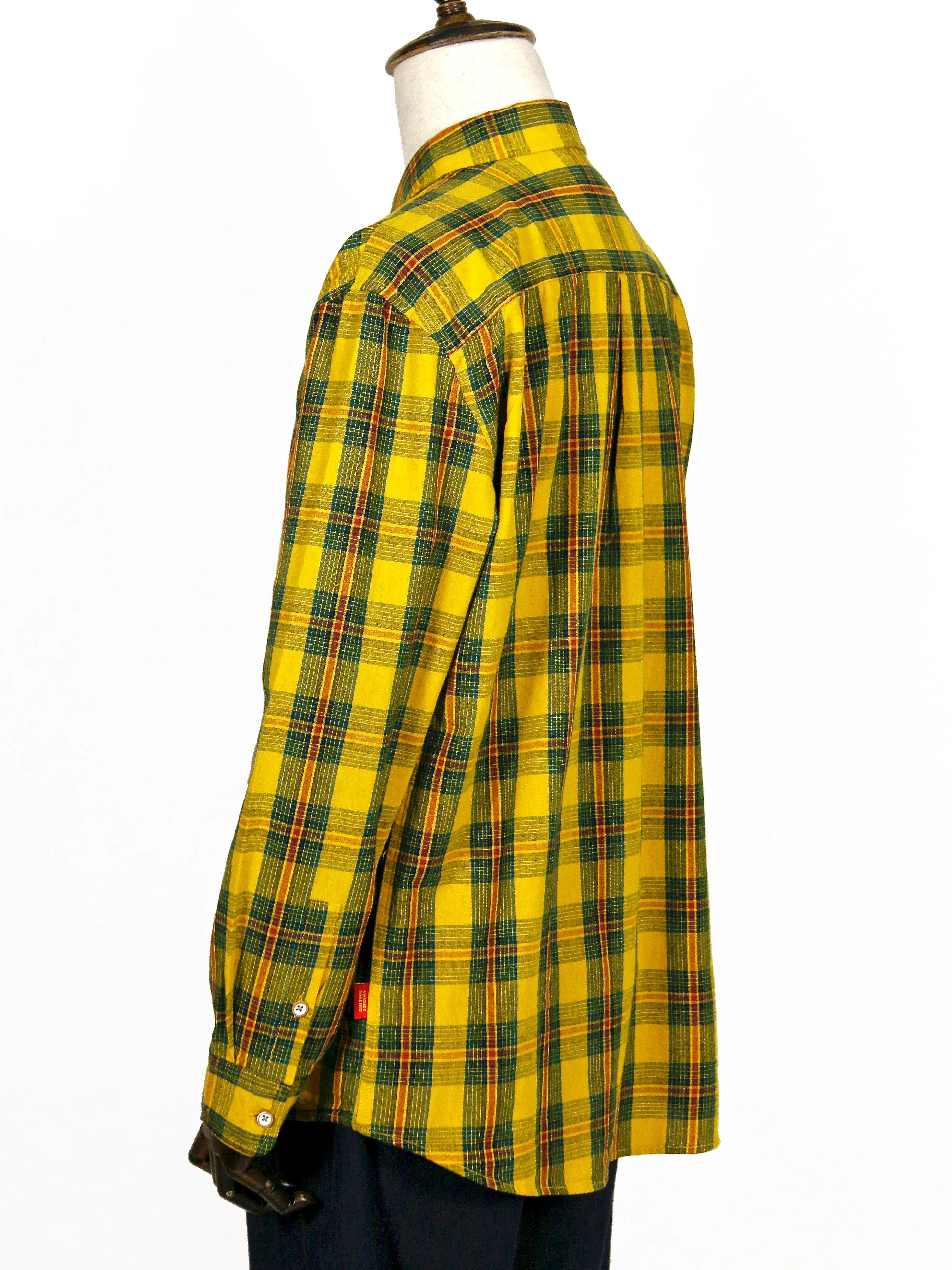 Multicoloured Woven Checked Long Shirt