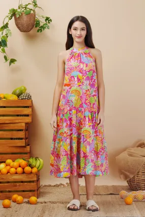 Mushroom Madness Maxi Dress