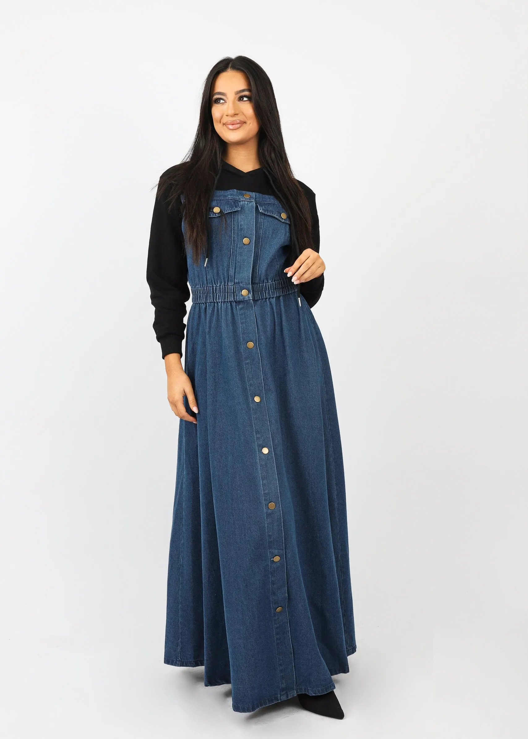 Neena Track Denim Dress