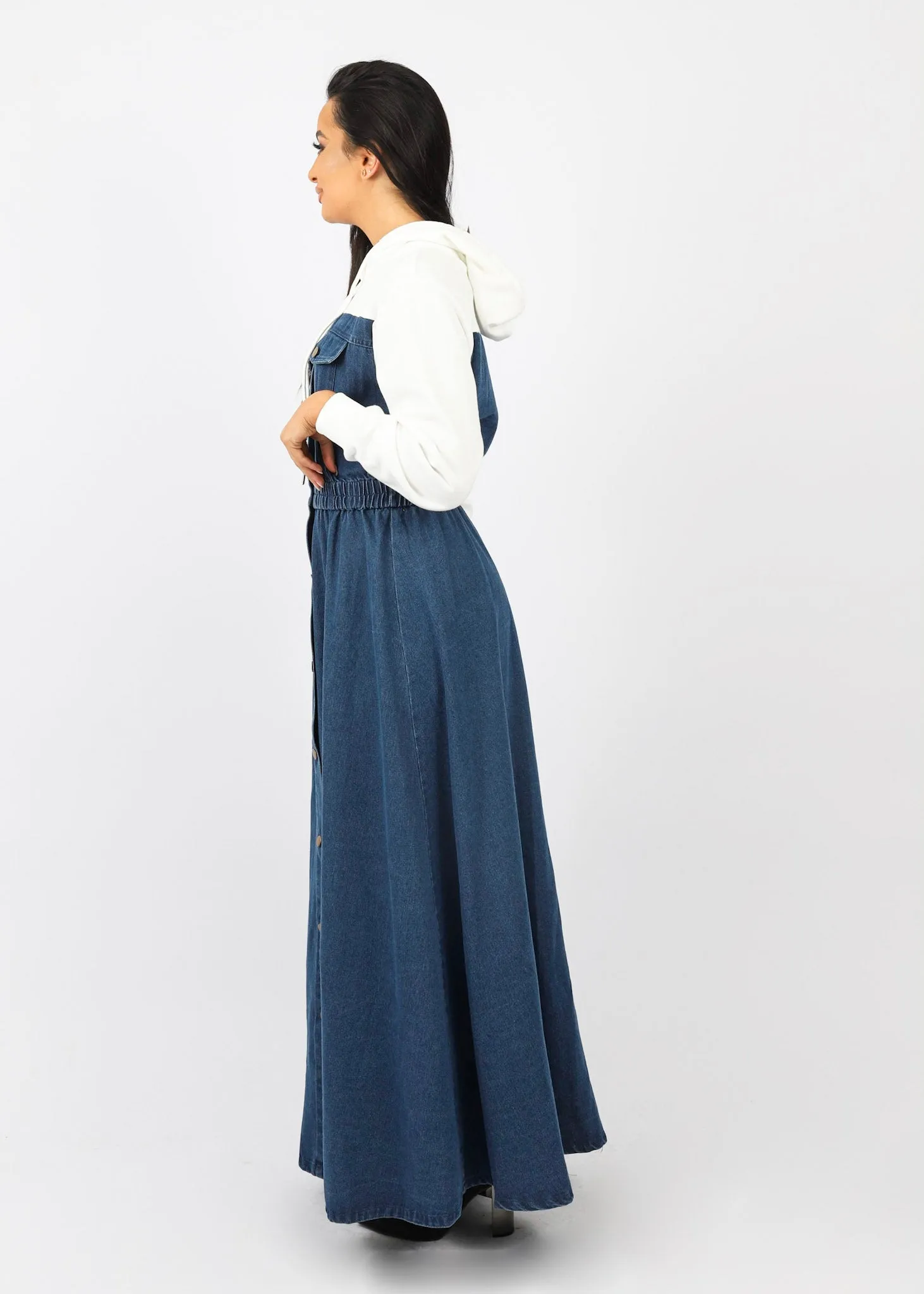 Neena Track Denim Dress