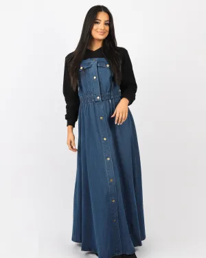 Neena Track Denim Dress