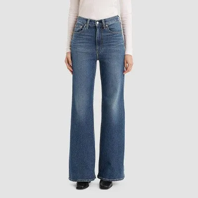 New - Levi's Women's Ultra-High Rise Flare Relaxed Vintage Jeans Denim