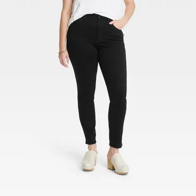 New - Universal Thread Women's High-Rise Skinny Jeans Cropped Stretchy Slim