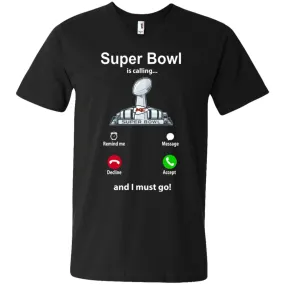 Nfl - Super Bowl Is Calling And I Must Go Kansas City Chiefs 2019 Football Men V-Neck T-Shirt