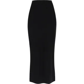 Norma Kamali long skirt in poly lycra