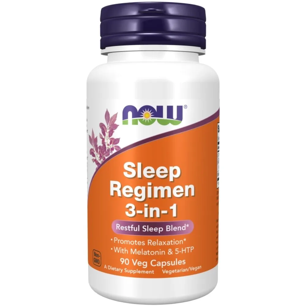 Now Foods Sleep Regimen 3-In-1 90 Capsules