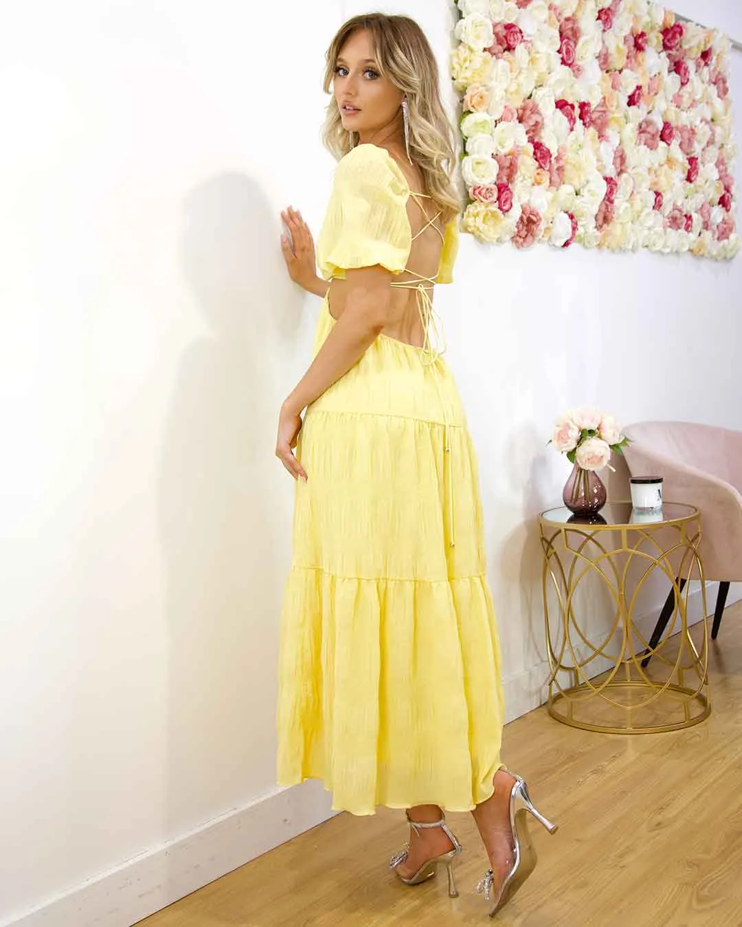 Olga Maxi Dress - Yellow