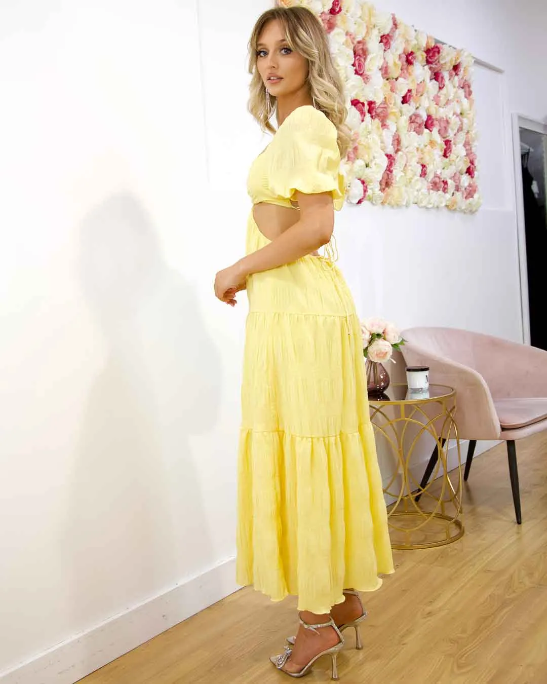 Olga Maxi Dress - Yellow