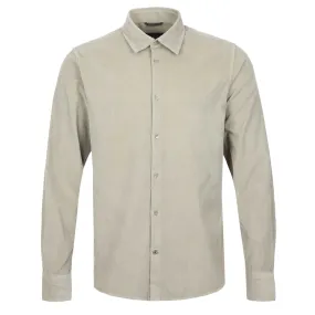 Oliver Sweeney Hawkesworth Micro Cord Shirt in Sage