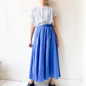 OPTIM | Cotton Flare Long Skirt