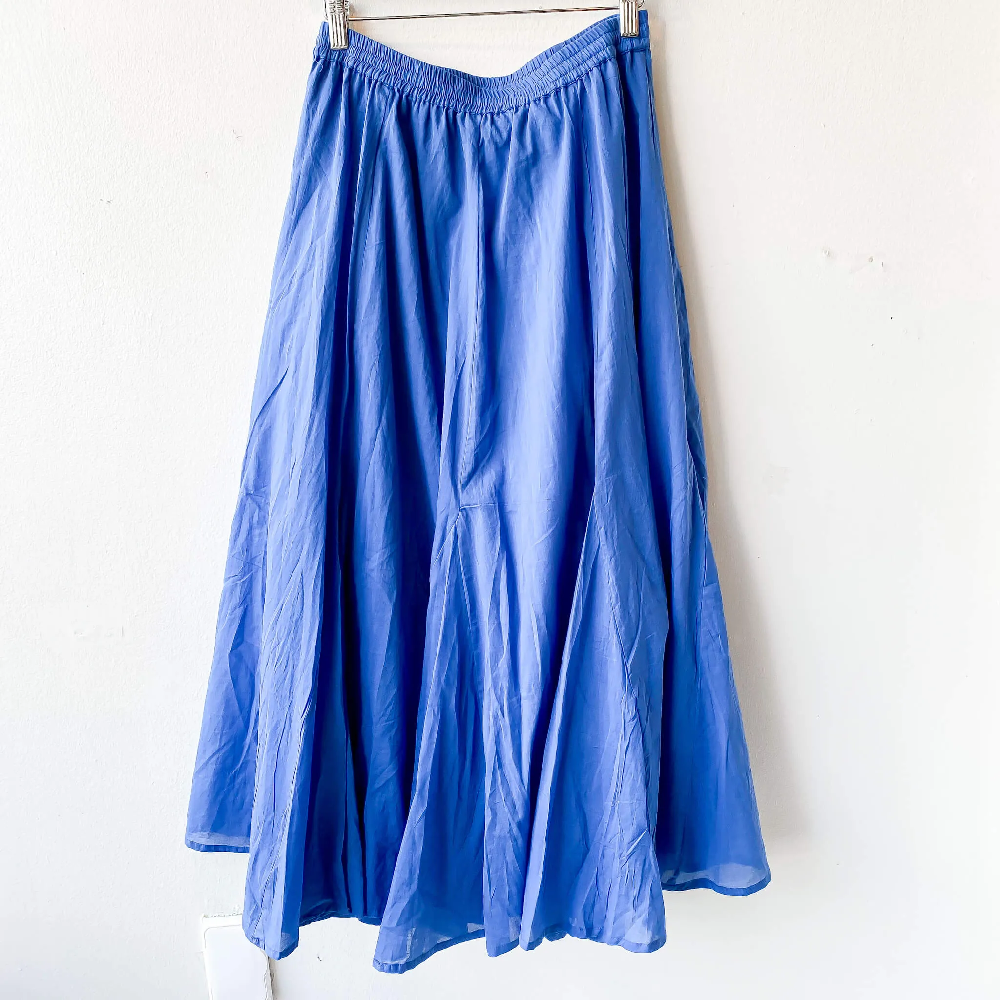 OPTIM | Cotton Flare Long Skirt