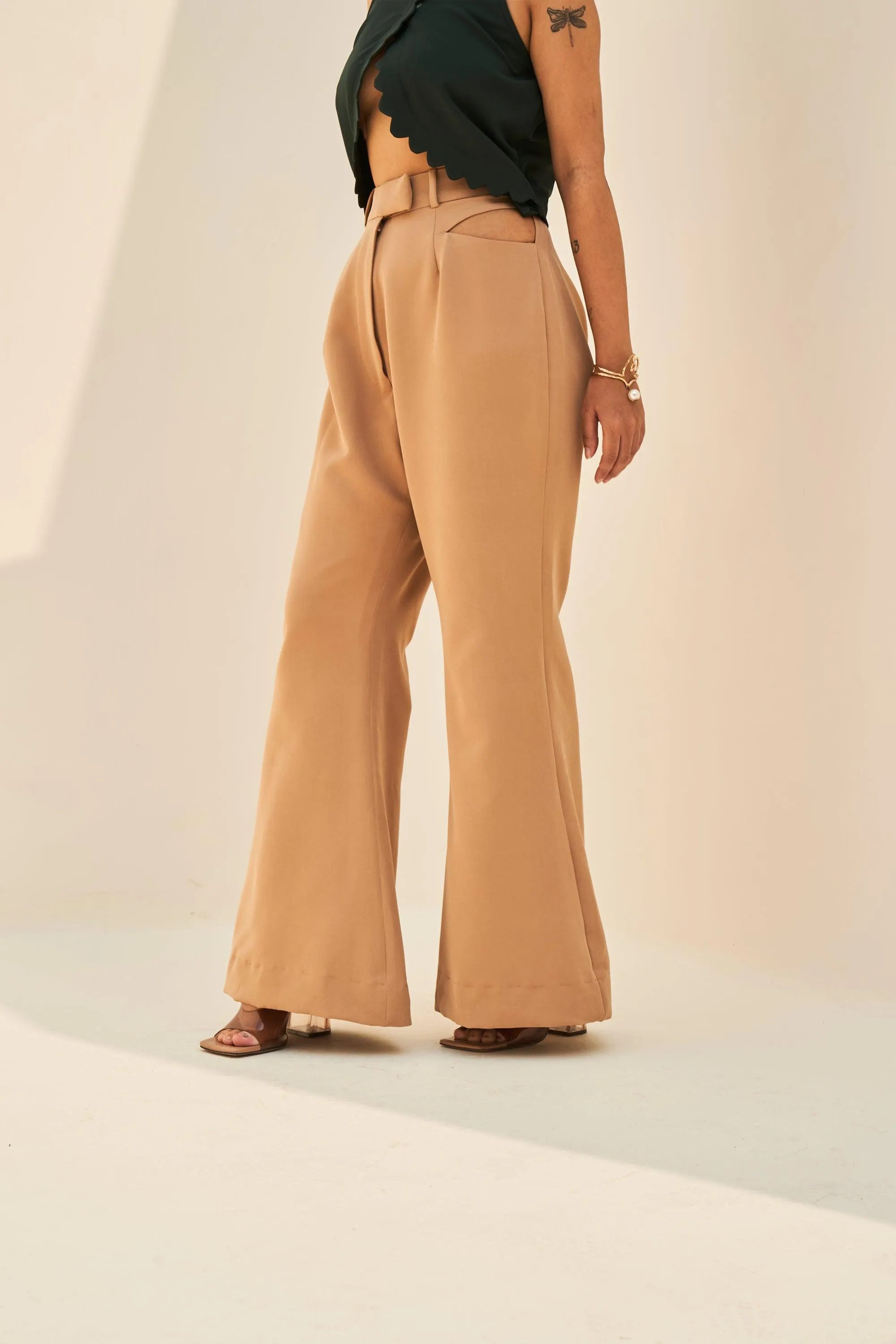 Papillion Crepe Pants