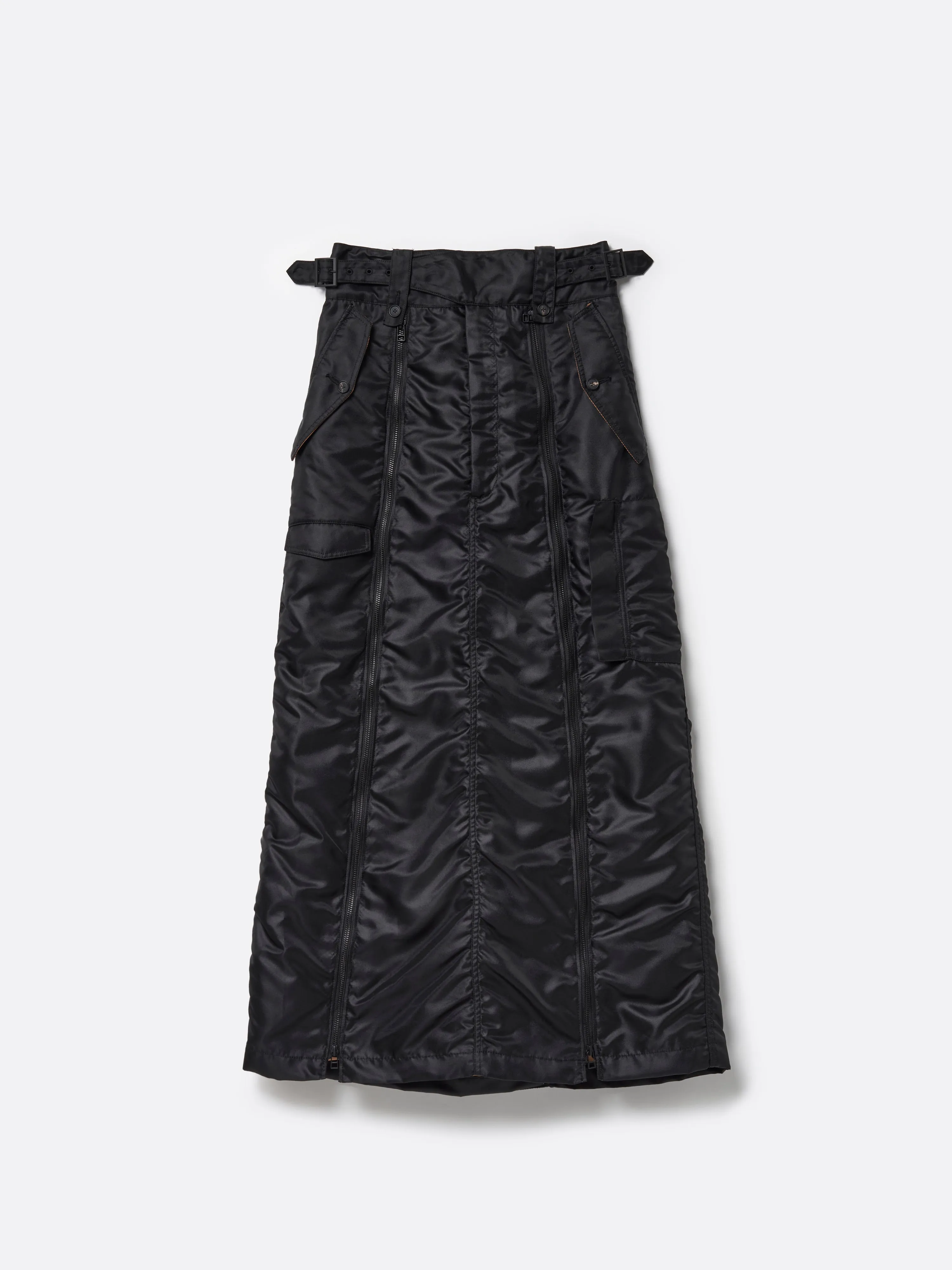 PILOT GURKHA LONG SKIRT .12【BLACK】