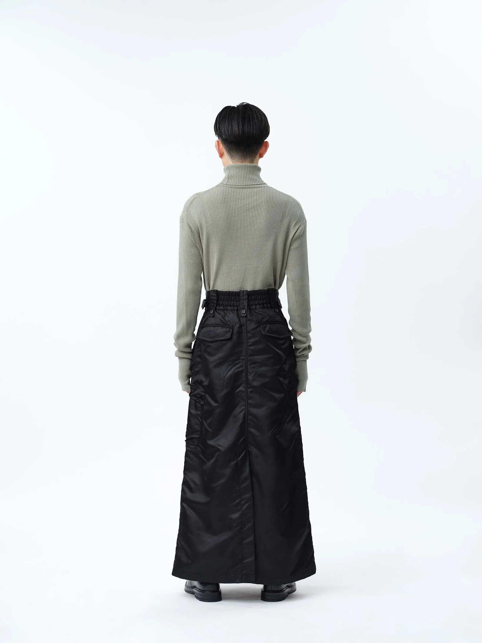 PILOT GURKHA LONG SKIRT .12【BLACK】