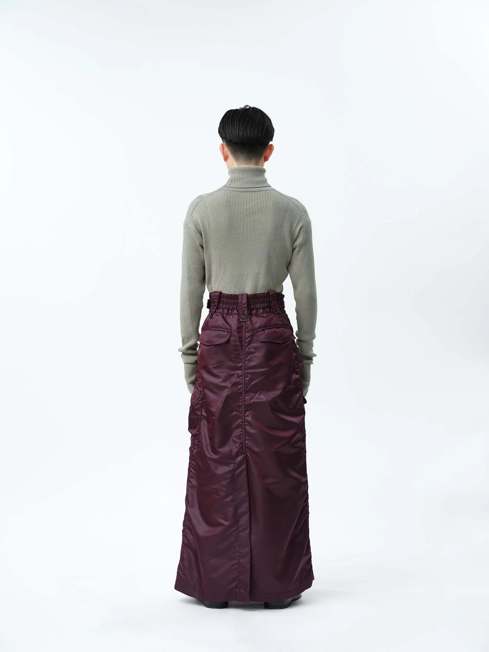 PILOT GURKHA LONG SKIRT .12【BOURDEAUX】