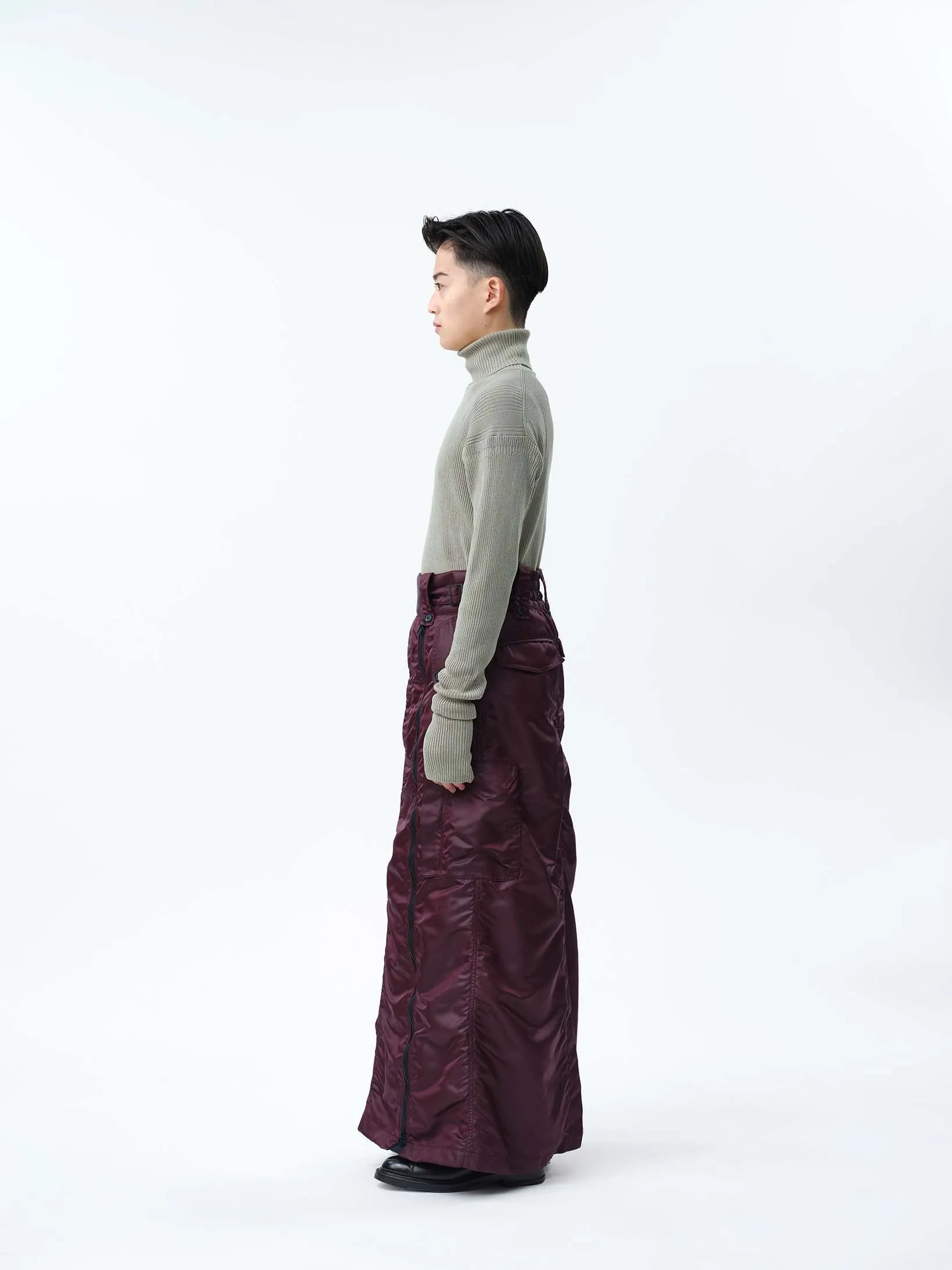 PILOT GURKHA LONG SKIRT .12【BOURDEAUX】