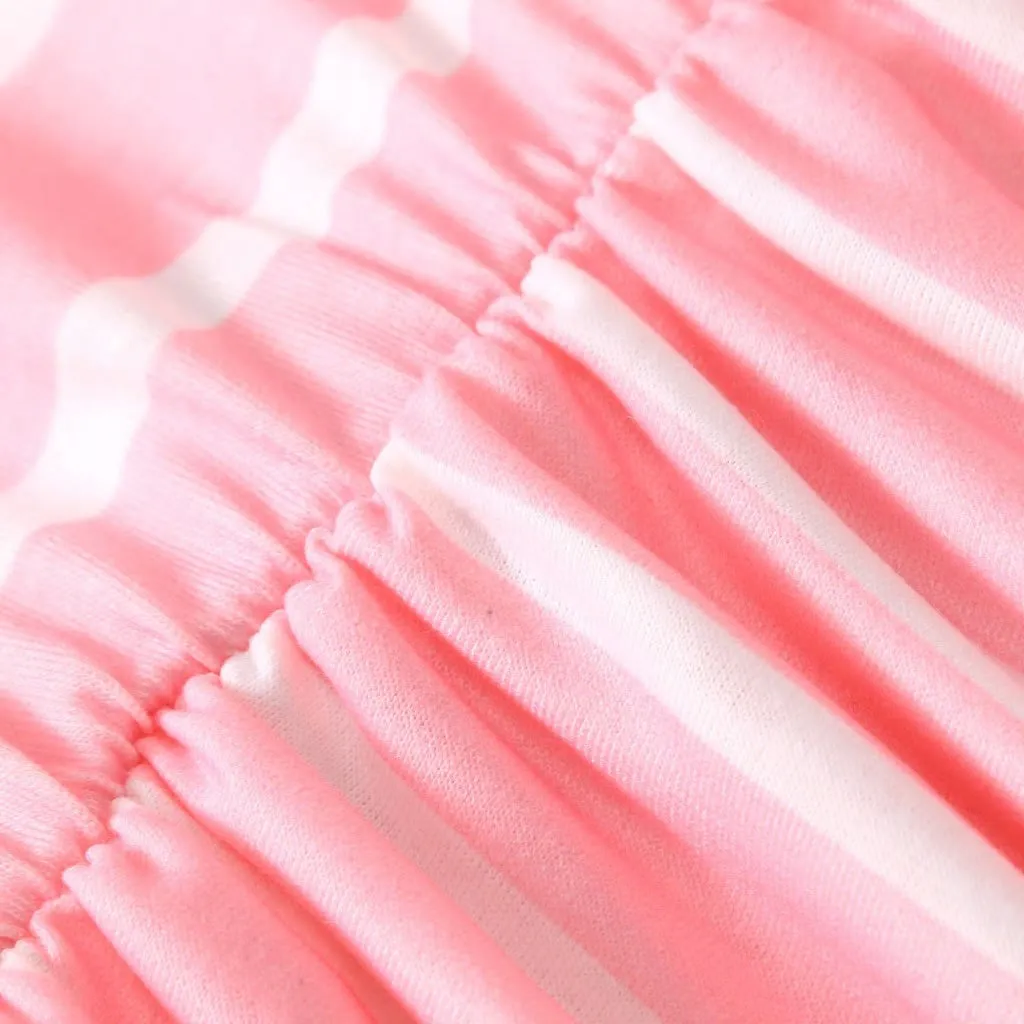 Pink Stripe Maxi Dress