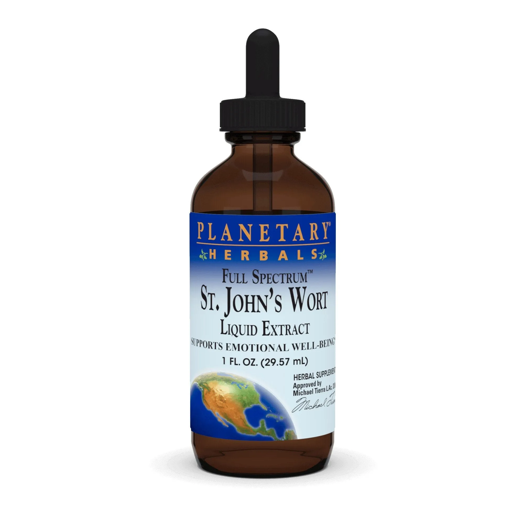 Planetary Herbals Full Spectrum St. Johns Wort Liquid Extract 1 oz Liquid