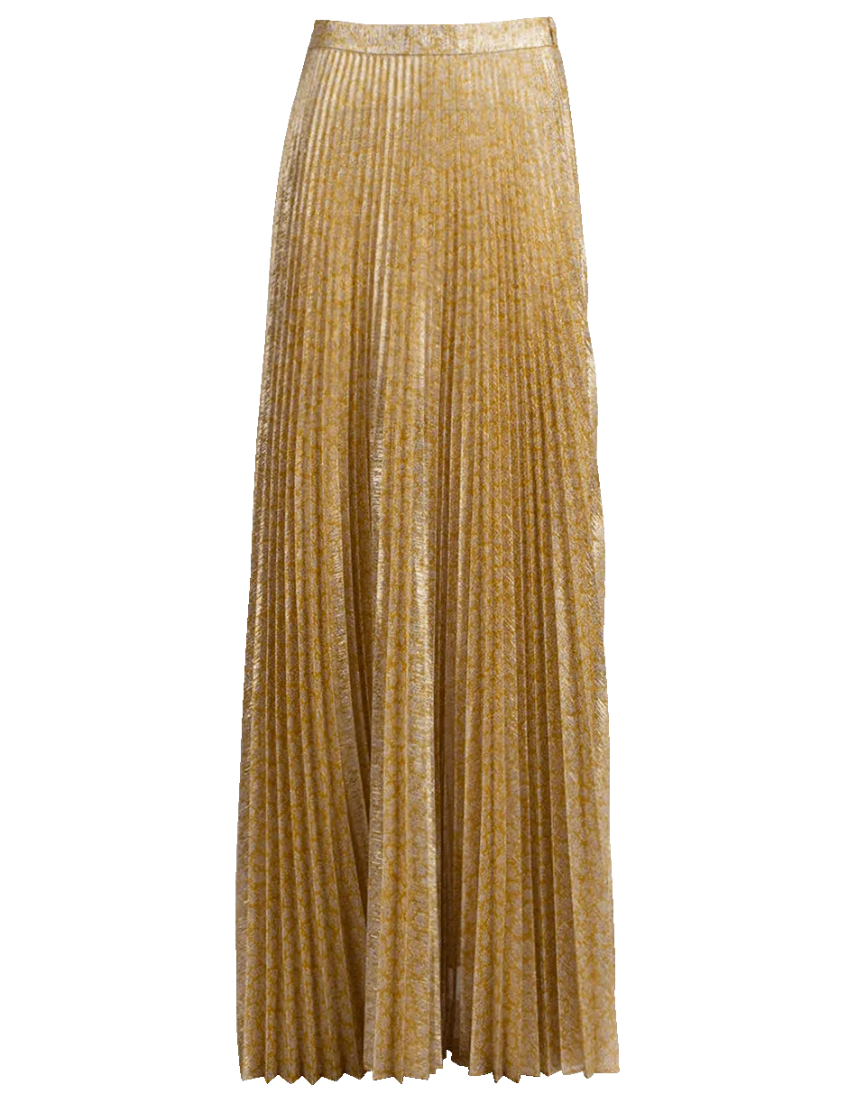 Pleated Maxi Skirt