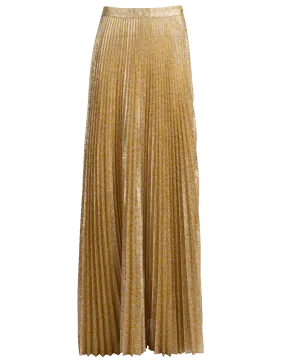 Pleated Maxi Skirt