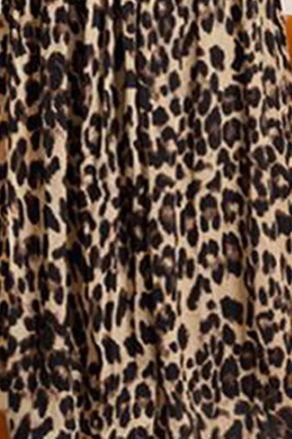 Plus Size Leopard Print Midi Skirt (TB7) T