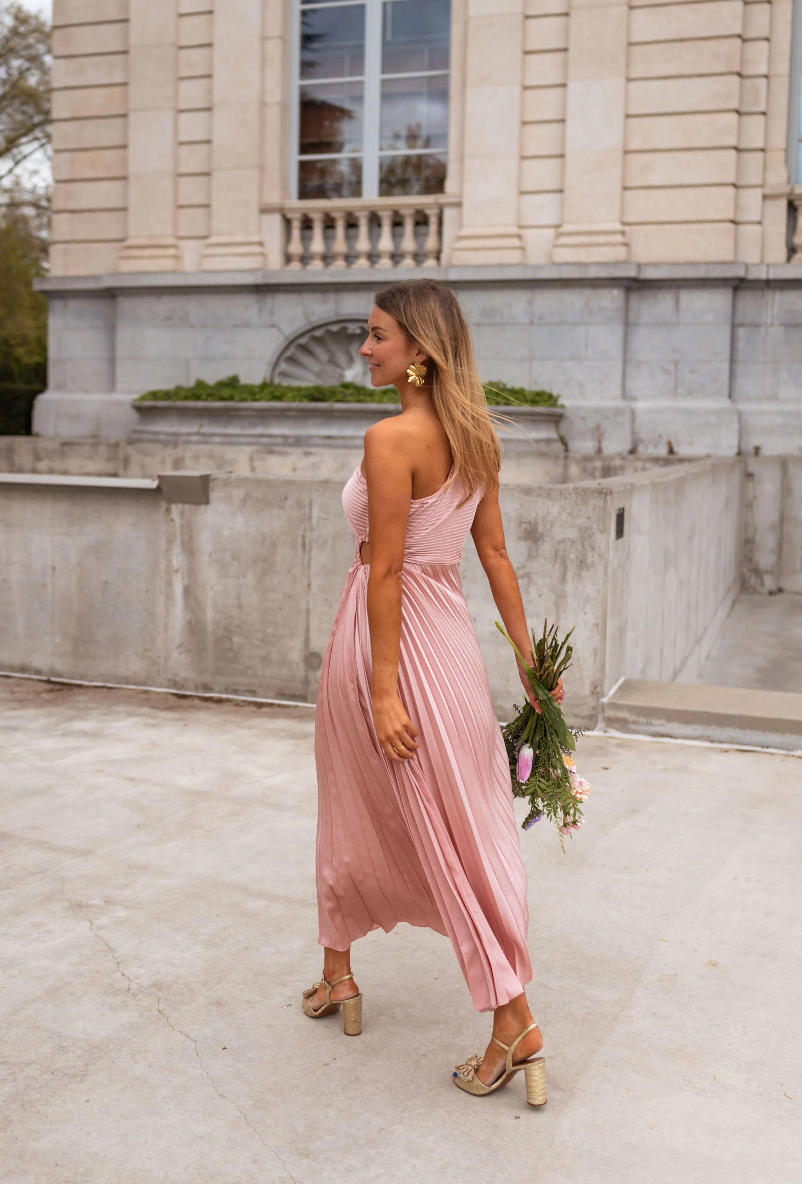 Powder Pink Meredith Dress