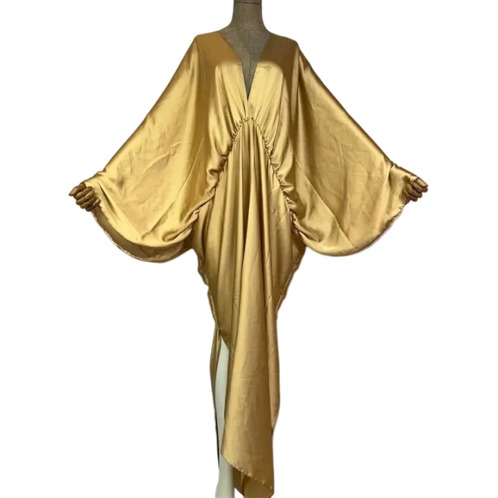 Pre Order:  Elegant  Silk Kaftan Dress - WINI