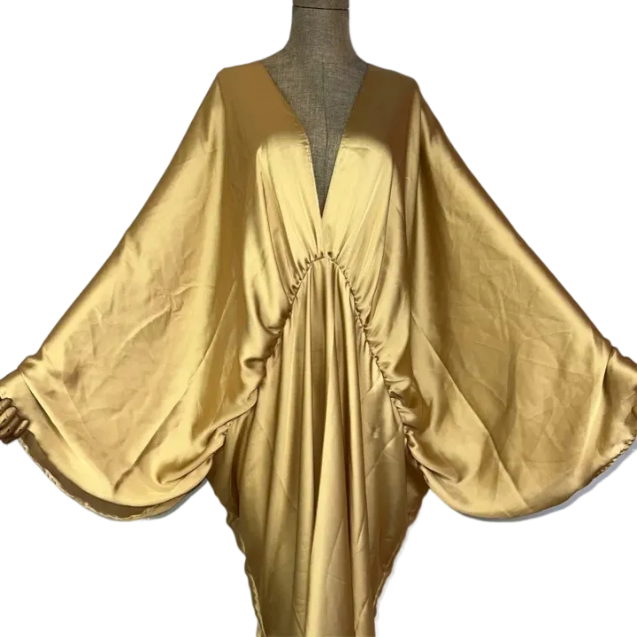 Pre Order:  Elegant  Silk Kaftan Dress - WINI