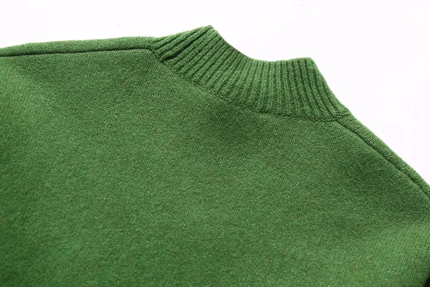 Pre Order:  Green Knitted Loose Ribbed Set