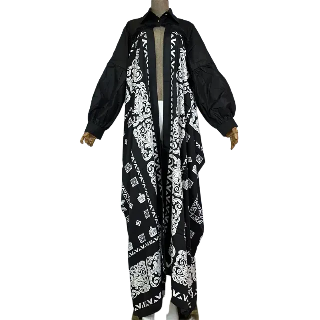 Pre Order: Trendy Long Sleeve Printed Cardigan - WINI