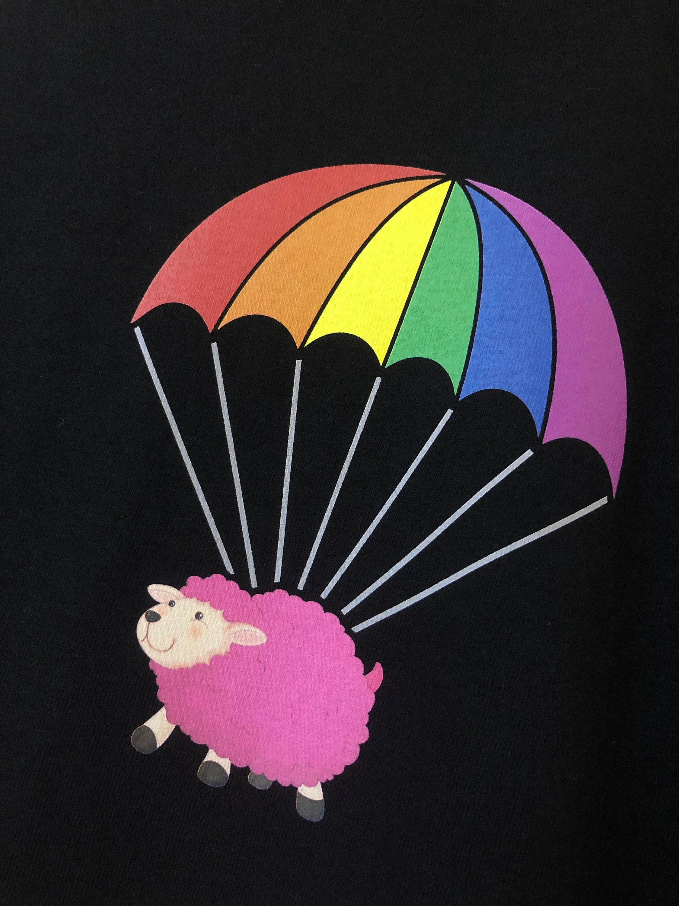 Pride Sheep T-Shirt, LGBTQ  Rainbow Sheep Premium Unisex Gay Pride Stripe Sleeves and Stylish Hem Quirk, 1 in 5 People Are Gay