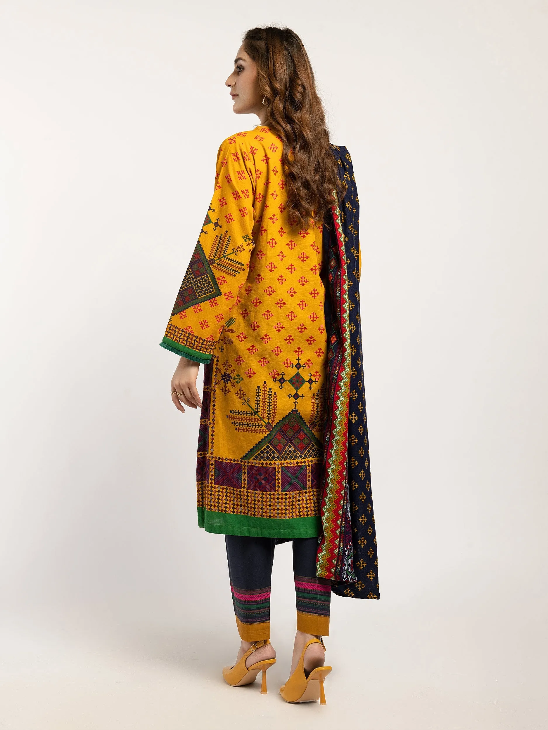 Printed Khaddar 2Piece Suit