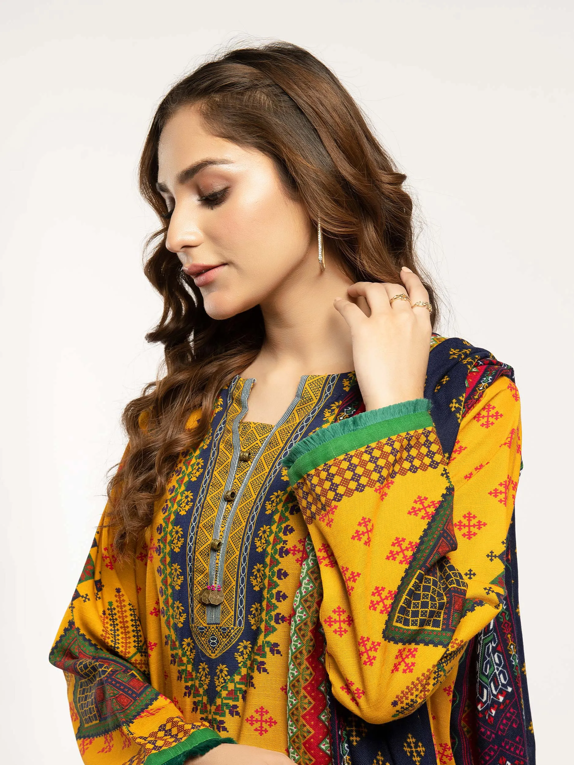 Printed Khaddar 2Piece Suit