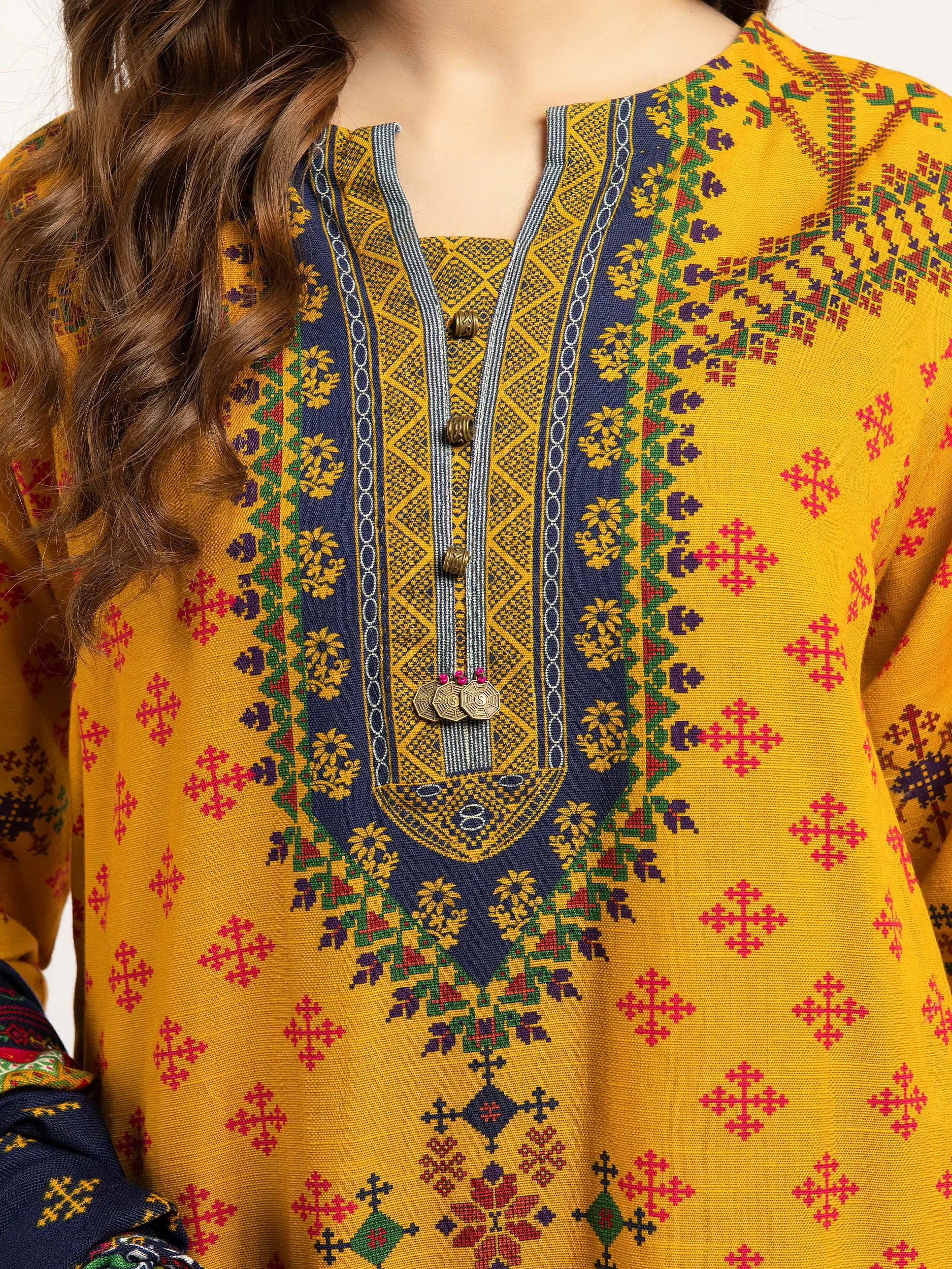 Printed Khaddar 2Piece Suit