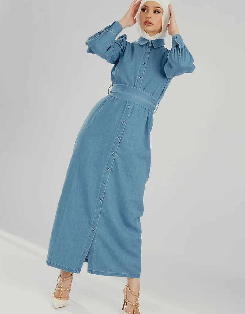 Pristine Denim Dress