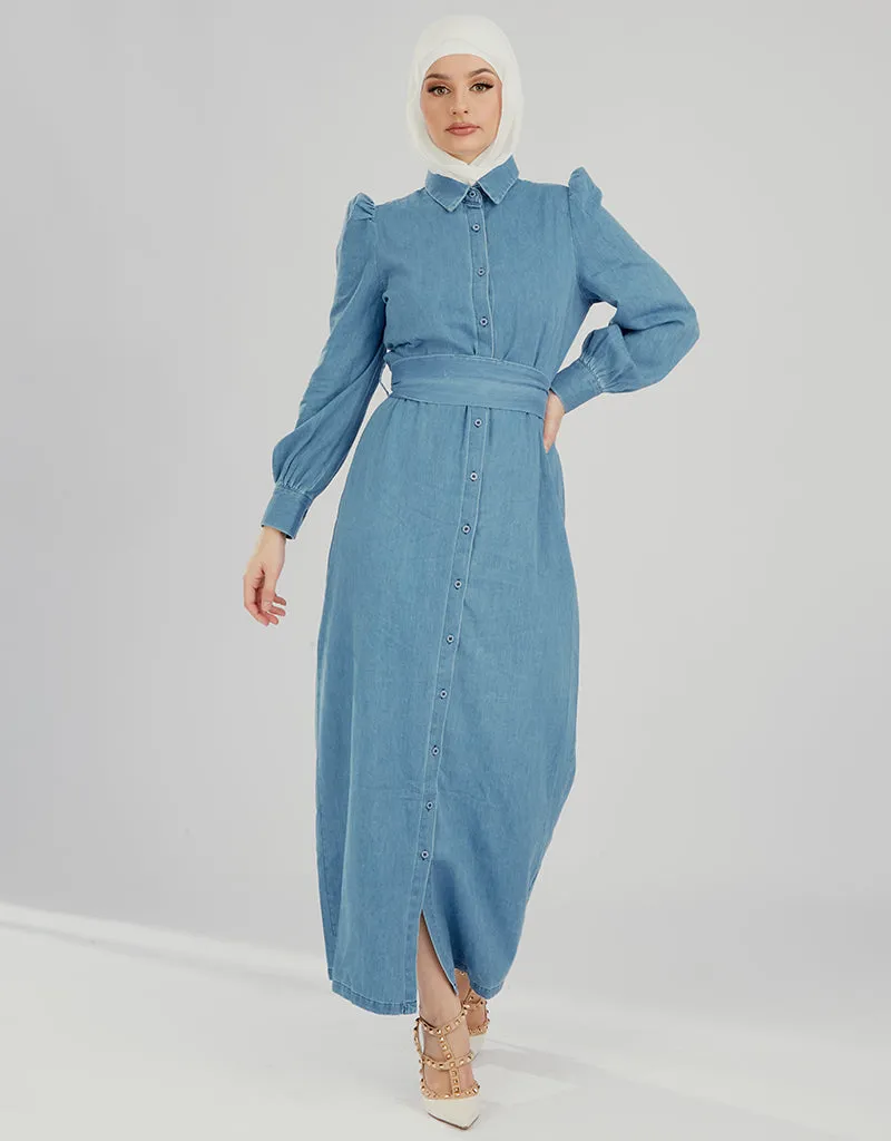 Pristine Denim Dress