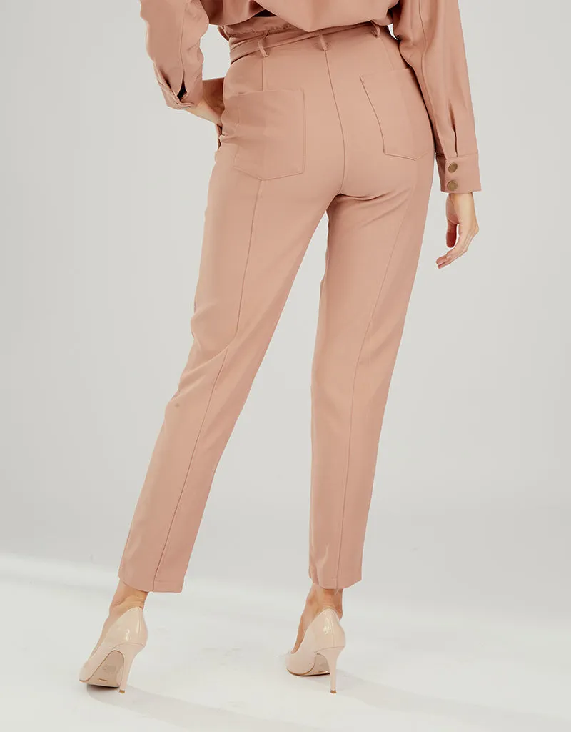 Pristine Ruffle Top Pants