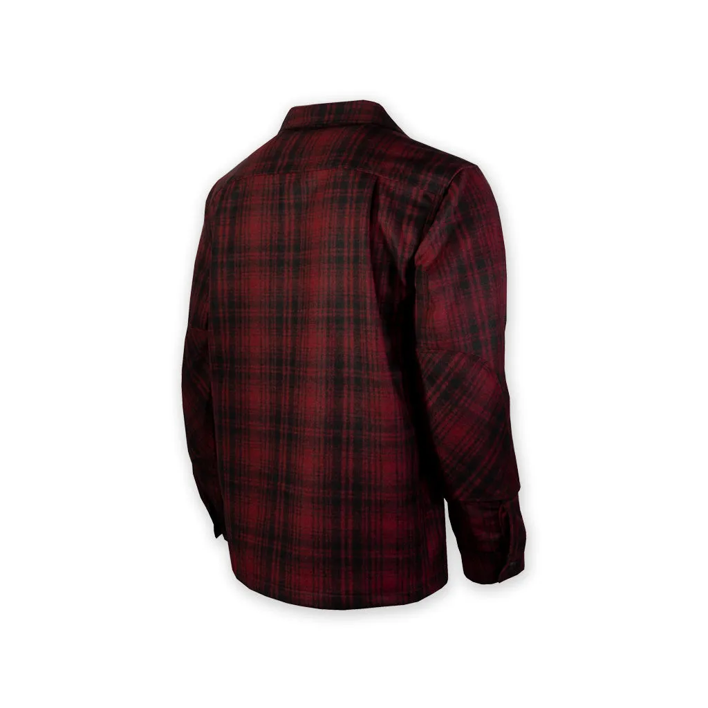 Prometheus Design Werx | DRB Woodsman Wool Shirt - Red Black Plaid